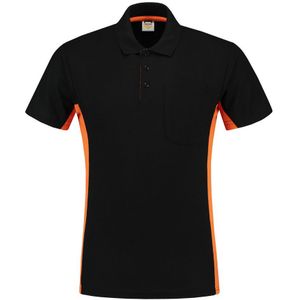 Tricorp 202002 Poloshirt Zwart-Oranje