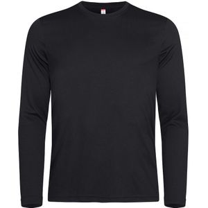 Clique Basic Active-T Ls Heren Zwart