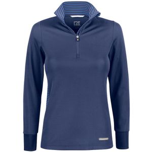 Cutter & Buck Traverse Half Zip Dames Donker Marineblauw