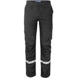 Projob 7507 Stretchbroek Zonder Kniezakken Heren Zwart/Zwart maat C44