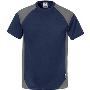 Fristads T-shirt 7046 THV Marineblauw/grijs