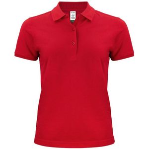 Clique Classic OC Polo Ladies Rood maat XL