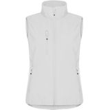 Clique - Classic Softshell Vest - Wit - Dames