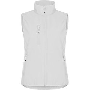 Clique - Classic Softshell Vest - Wit - Dames