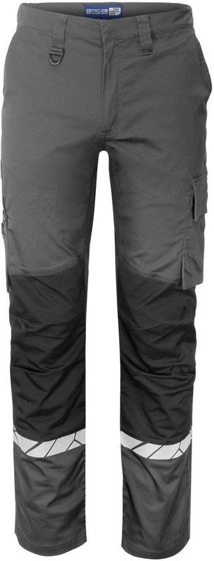 Projob 7507 Stretchbroek Zonder Kniezakken Heren Grijs/Zwart maat C46
