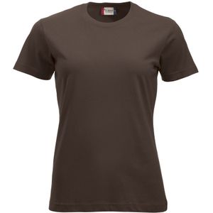 Clique New Classic T Ladies Donker Mocca maat S