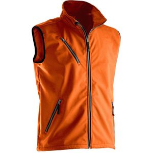 Jobman 7502 Light Softshell Vest Oranje maat 4XL