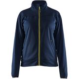 Blåkläder - 3394-2526 - Dames Service Sweatshirt - Donker Marineblauw/High Vis Geel