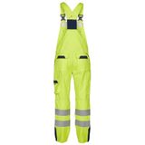 F. Engel 3285 Safety+ Multinorm Bib Overall EN 20471 Yellow/Navy