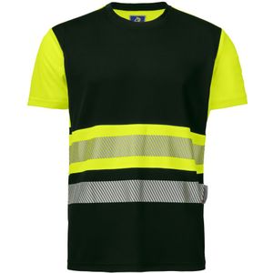 Projob 6020 T-Shirt - ISO 20471 Klasse 1 Geel/Zwart