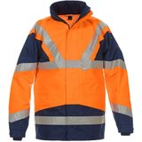 Hydrowear En20471 Parka Pluto Fluor Oranje/Marine maat S
