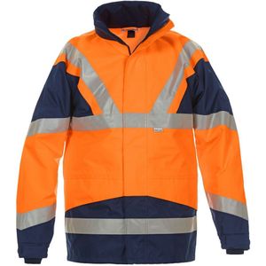 Hydrowear En20471 Parka Pluto Fluor Oranje/Marine maat S