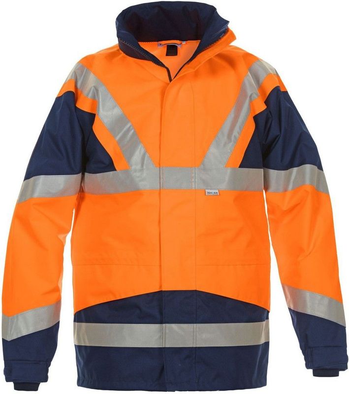 Hydrowear En20471 Parka Pluto Fluor Oranje/Marine maat S