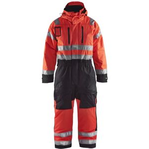 Blåkläder 6763-1977 Winteroverall High Vis Rood/Zwart