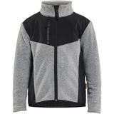 Blåkläder 5207-2536 Gebreid vest kids Grijs mêlee/Zwart maat 110/1