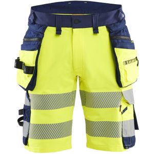 Blåkläder 1120-1648 High Vis Short 4-weg stretch High Vis Geel/Marineblauw maat C44