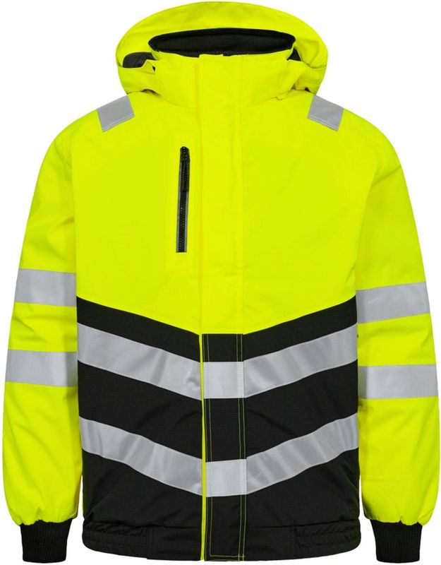 F. Engel 1248-930 Safety Pilot Jacket Yellow/Black maat 4XL