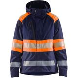 Blåkläder - 4430-1977 - Shelljack - Marineblauw/Oranje - Dames - High Vis