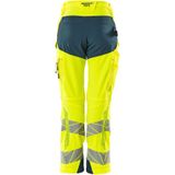 Mascot Accelerate Safe Broek met kniezakken 19078-511 - hi-vis geel/donkerpetrol