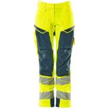 Mascot Accelerate Safe Broek met kniezakken 19078-511 - hi-vis geel/donkerpetrol