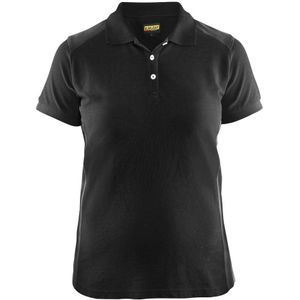 Blåkläder 3390-1050 Dames Poloshirt Piqué Zwart/Grijs