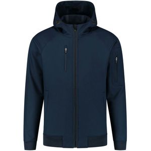 Tricorp 402704 Softshell Bomber Capuchon RE2050 Blauw maat XXL