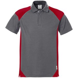 Fristads Poloshirt 7047 PHV Grijs/rood