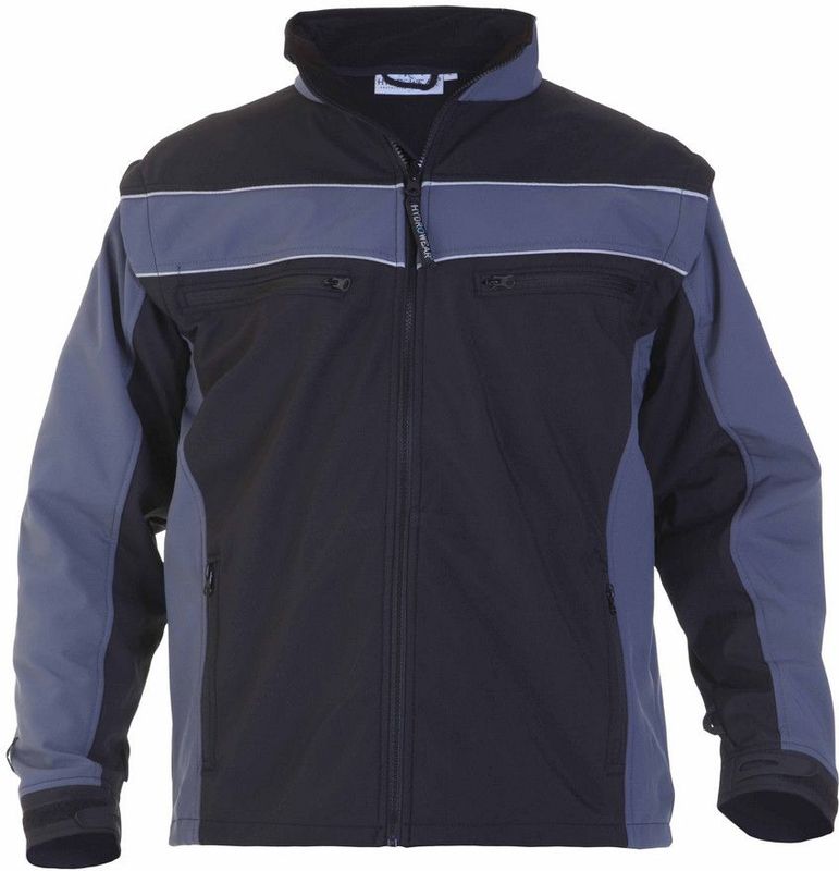 Hydrowear Rome Softshell jack Grijs/Zwart maat S
