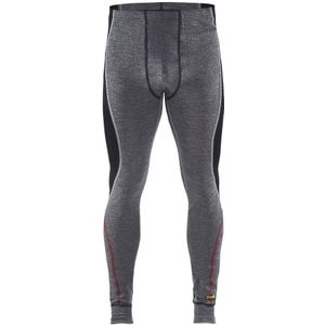 Blåkläder 1845-1736 Lange onderbroek XWARM, 100% merino Medium Grijs/Zwart