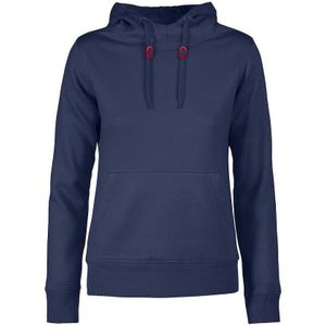 Printer Fastpitch Hoody Dames Marineblauw maat XS