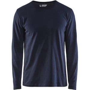 Blåkläder 3500-1042 T-shirt lange mouw Donker marineblauw