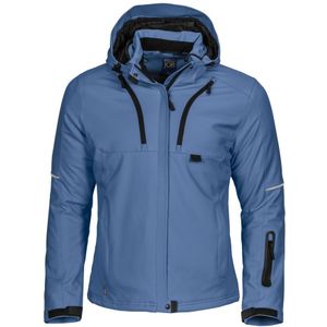 Projob 3413 Gevoerde Softshell Jas Dames Hemelsblauw maat XS