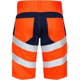 Engel Safety - 6546-314 - Werkshorts - Hi-vis Orange / Blue Ink