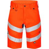 Engel Safety - 6546-314 - Werkshorts - Hi-vis Orange / Blue Ink