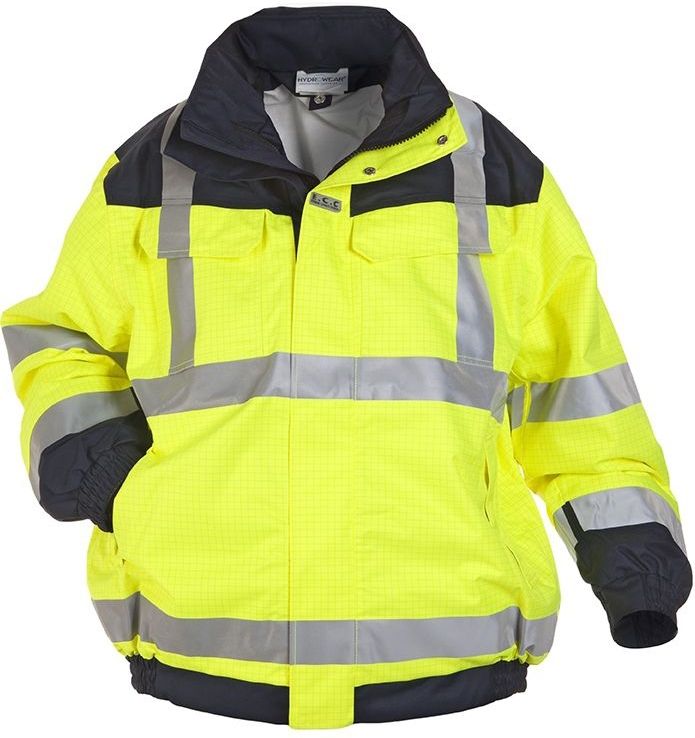 Hydrowear Multinorm Pilotjack Moers Fluor Geel/Marine maat S