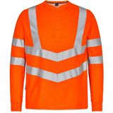 F. Engel 9548 Safety Grandad T-Shirt LS Orange