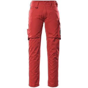 Mascot 12579-442 Broek met dijbeenzakken Rood/Zwart maat 90C48