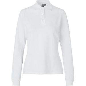 Pro Wear by Id 0545 Long-sleeved polo shirt stretch women White