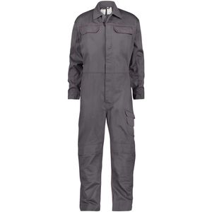 Dassy Toronto Vlamvertragende overall met kniezakken Cementgrijs maat XS