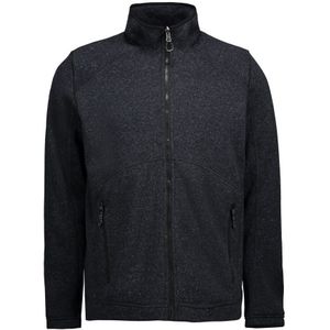 Pro Wear by Id 0847 Zip-n-Mix fleece gemêleerd Houtskool melange maat S