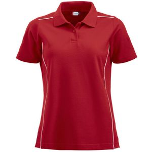 Clique New Alpena Dames Polo Rood maat L