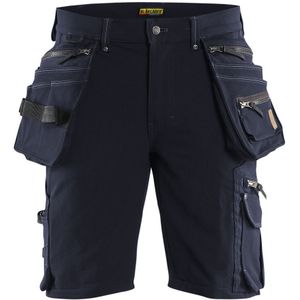 Blåkläder 1988-1644 Korte broek Stretch Marineblauw/Zwart