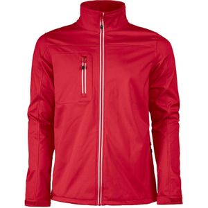 Printer Softshell Jacket Vert Heren Rood maat 3XL