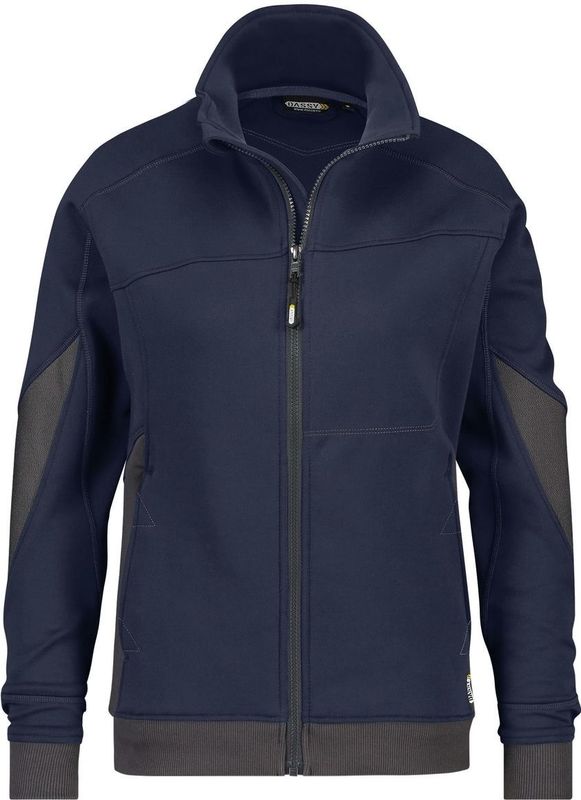 Dassy - Velox Women - Sweater - Nachtblauw/Antracietgrijs - Getailleerde Pasvorm