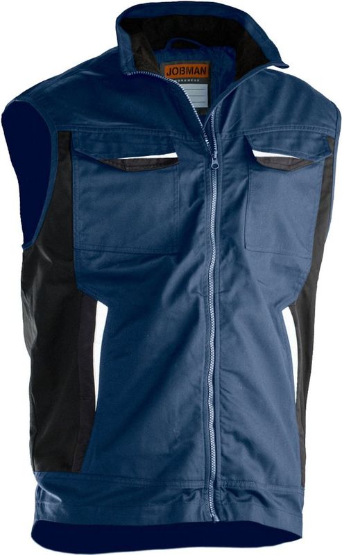 Jobman 7507 - Service Vest - Lichte Bodywarmer - Diverse Zakken - Reflecterende Details