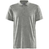 Craft Core Blend Polo Shirt Heren Grey Melange