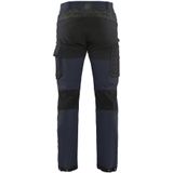 Blaklader Service werkbroek met 4-weg stretch 1422-1645 - Donker marineblauw/Zwart