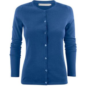 Harvest Sonette Fijngebreide Cardigan Dames Mistig Blauw