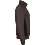 Jobman 5401 Halfzip Sweatshirt Bruin/Zwart