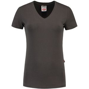 Tricorp 101008 T-Shirt V Hals Slim Fit Dames Donkergrijs
